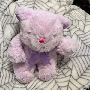 Cute Lavender Plush Bunny Toy